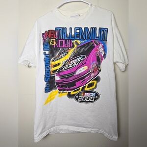 Vintage Y2K 2000 Competitors View Nascar Winston Cup Schedule Graphic, Large